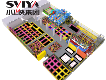 Trampolīna parks pie manis